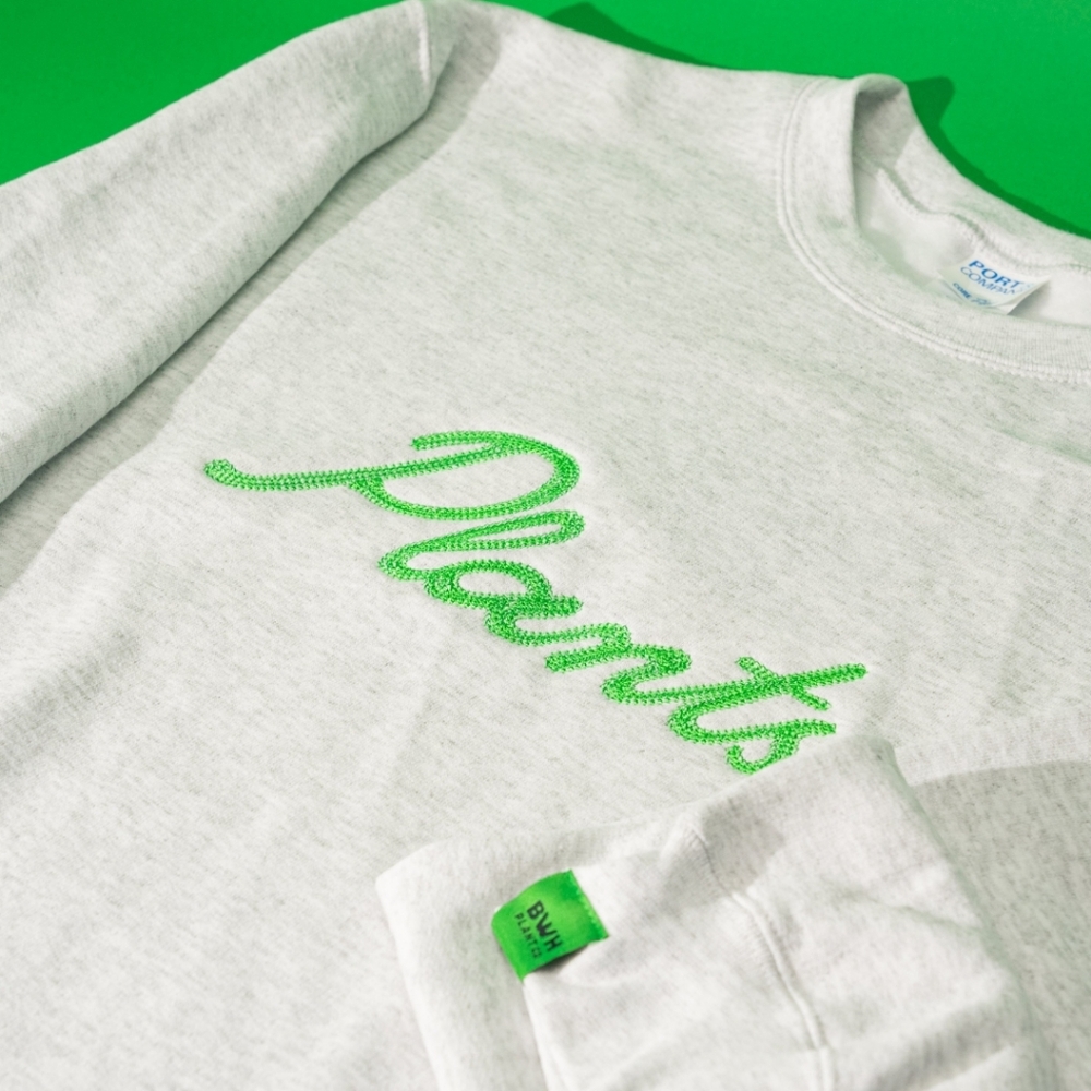 BWH Plant Co 'Plants' embroidered oversized sweatshirt
